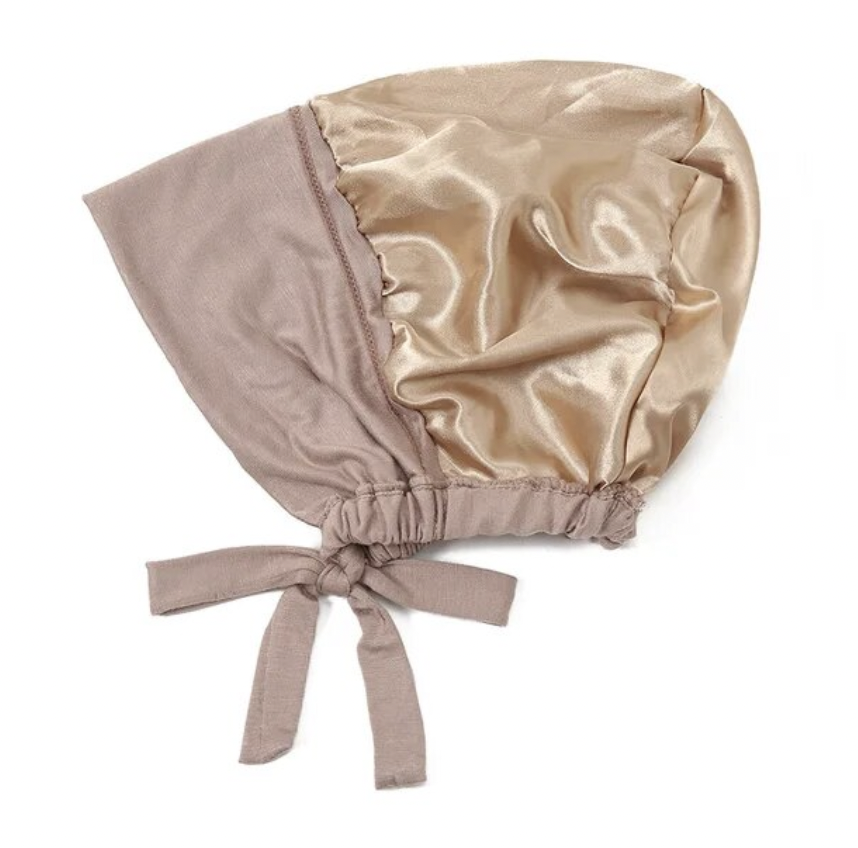 Satin Modal Undercap - Coffee