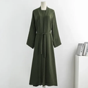 2 Piece Abaya - Navy Green