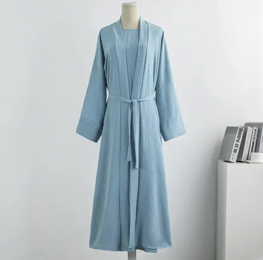 2 Piece Abaya - Blue